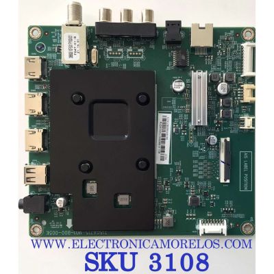 MAIN PARA SMART TV INSIGNIA 4K UHD / NUMERO DE PARTE XLCB02K044 / 715GA715-M01-B00-005K / (U)XLCB02K044010X / RJQ4KA3CU / 5492866 / PANEL TPT500B5-U2T01.D REV:S02BE / DISPLAY CV500U2-T01 / MODELO NS-50F301NA22